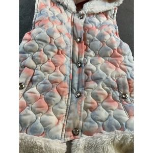 Little lass unicorn puffer vest  size‎ 6x